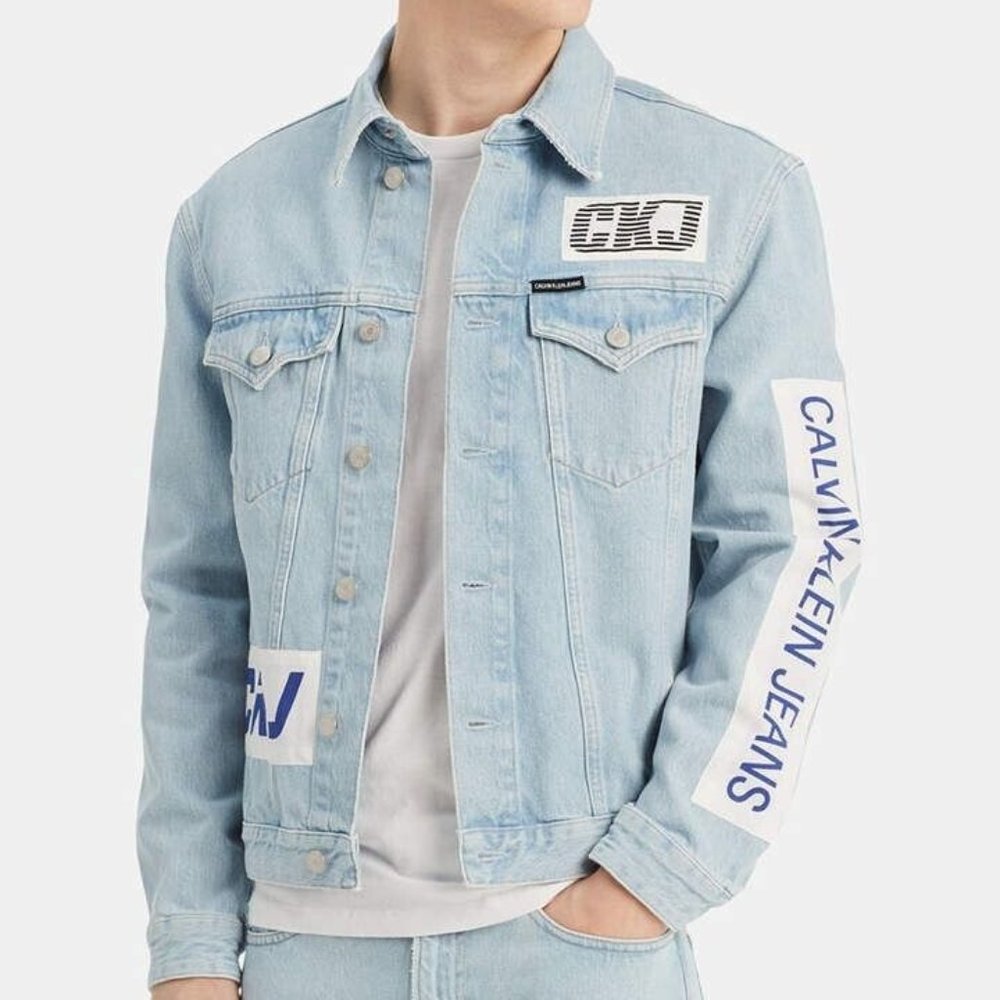 Premium Calvin Klein Jeans Men's Denim Jacket M - Very Rare